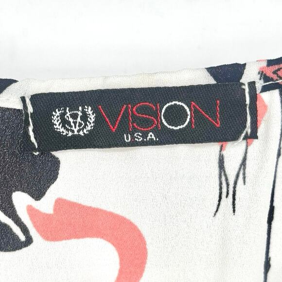 Vision Boho Dreamcatcher Arrow Bull Kimono Open Front Long Cardigan Size M - Picture 5 of 5